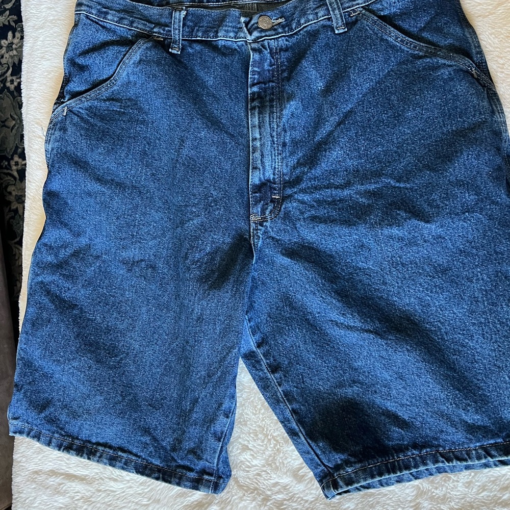 Men's Blue Denim Shorts